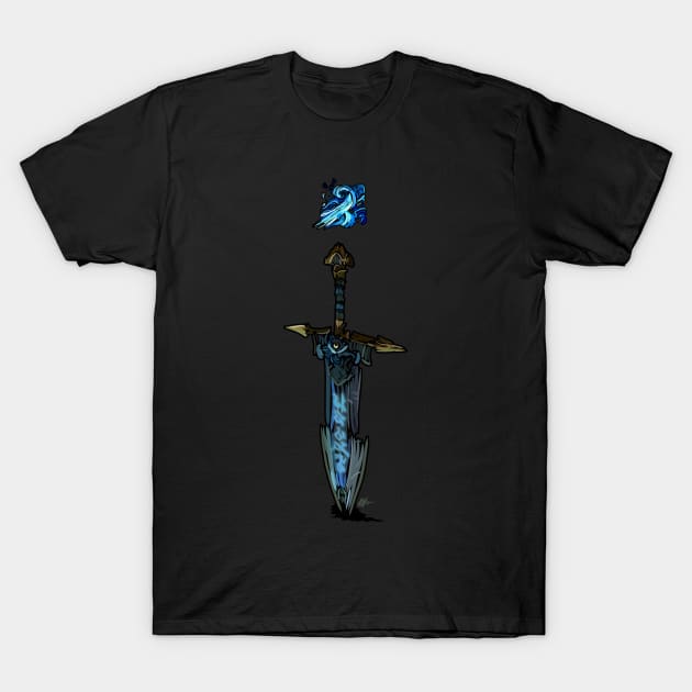 Greatsword of the Ebon Blade T-Shirt by Roningasadesign